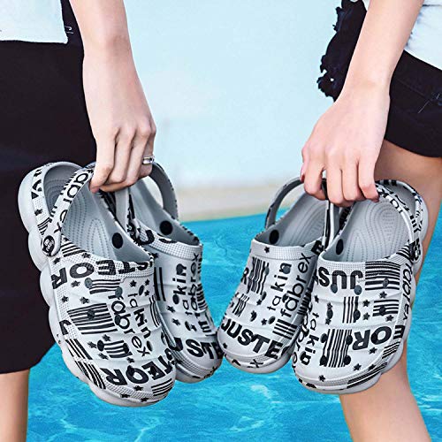 Image of CERYTHRINA Mens Womens Garden Clogs Summer Sandals Lightweight Non Slip Walking Sport Shoes Unisex Adults Clog for Pool Beach Yard Kitchen Shower