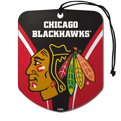 Fanmats 61595 Nhl Chicago Blackhawks Hanging Car Air Freshener cover