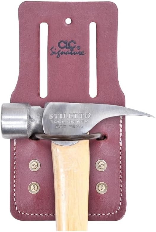 CLC Custom Leathercraft 21441 Signature Elite Heavy Duty Leather Hammer Holder