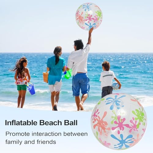 Juegos al aire libre para niños con globos de playa transparentes 6