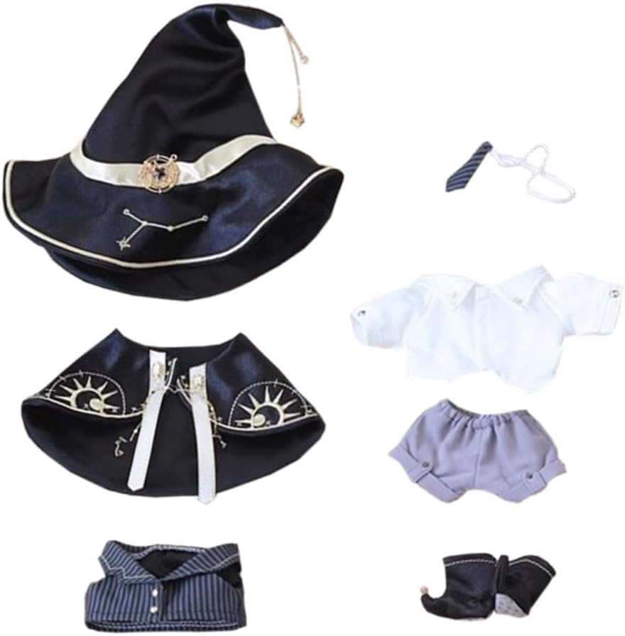 Niannyyhouse Plüschpuppenkleidung T-Shirts - Für 10-20cm Stofftiere Mehrfarbig