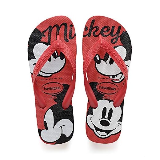 Havaianas Top Disney, Infradito Unisex Adulto, Multicolore (Ruby Red 2090), 45/46 EU