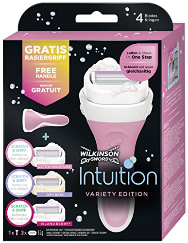Wilkinson Sword Intuition Summer Variety Vorteilspack Rasierklingen mit Damen Rasierer, 3 St - Image 3
