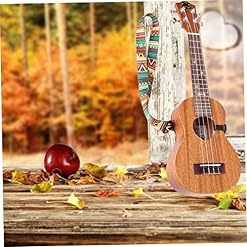 NOPEILVI Ukulele Neck Sold Clip sur Ceinture Ethnique de Courroie de ukulélé pour Les Mains Libres de Bouton-ukulélé - Les Beatles, Paul McCartney, John Lennon, RIngo Starr, George Harrison NOPEILVI Ukulele Neck Sold Clip sur Ceinture Ethnique de Courroie de ukulélé pour Les Mains Libres de Bouton-ukulélé – Image 2