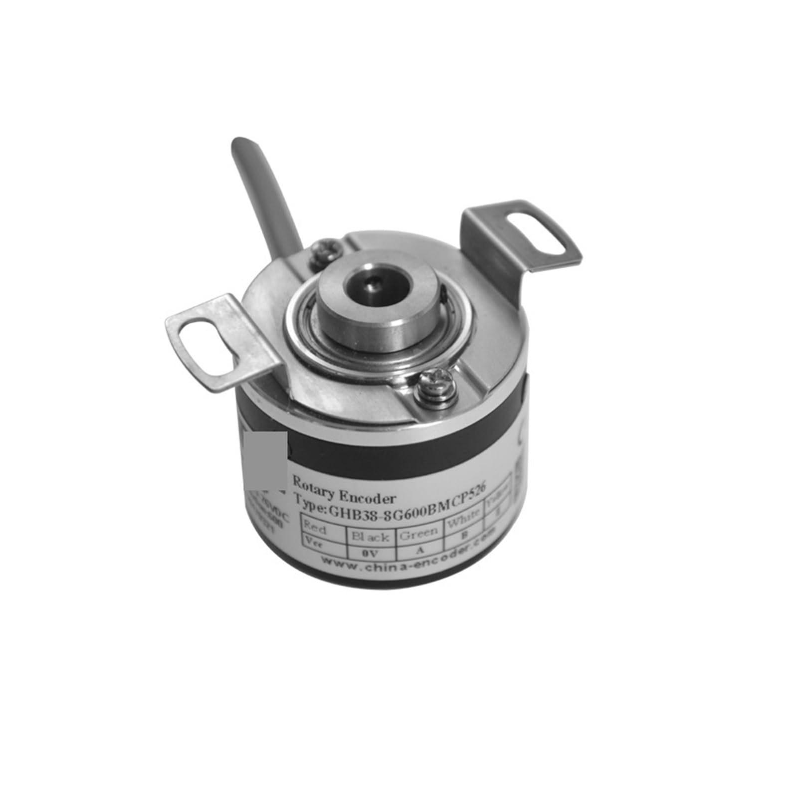 Encoder Rotatorio, Codificador Rotatorio GHB38, Codificadores De Eje Hueco Ciego De 8MM, Controlador De Línea ABZ A- B- Z, Uso For Máquina De Bordar(2048ppr)