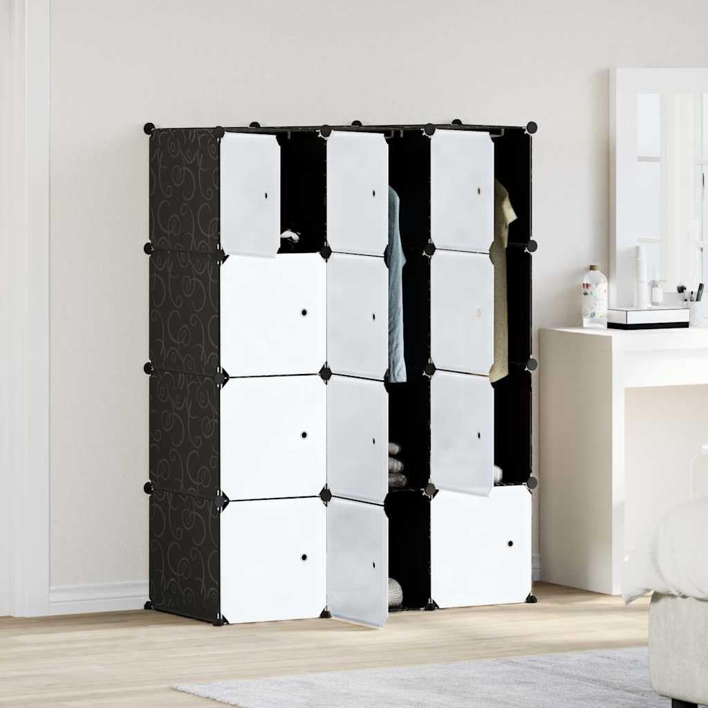 Organizador Cubos de Almacenamiento 12cubos Varillas Colgar PP,Casa y jardín,Productos del hogar,Organización y Almacenamiento,Almacenamiento de Ropa y armarios,10.4kg-4019582