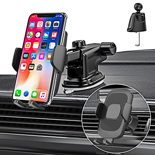 Support Telephone Voiture pour Samsung S23 S24 S25 S21 FE/S20 Plus Ultra A55 5G A25 A35 A15 A54 A53 A34 A52 A23 3 en 1 Porte Smartphone Voiture Grille aération Pare...