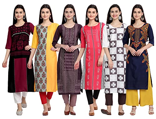 Image of Women's Crepe Straight Kurta