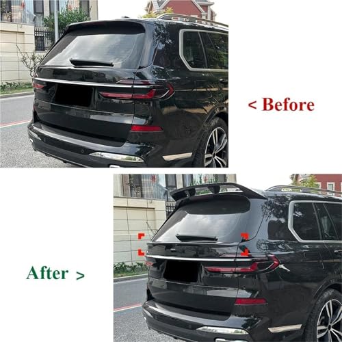 Becquet de toit BMW X7 G07 2019-2025 kit carrosserie aileron arrière et lèvre de coffre
