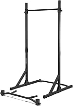Eric Flag - Barre de Traction Réglable de 105 cm à 210 cm pour la Musculation, Calisthenics, Home Gym - Barre de Traction sur Pied et Sans Fixation en Acier, Supporte Jusqu’à 300 KG de Charge
