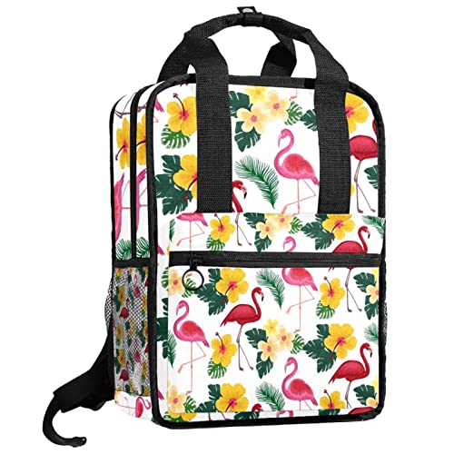 Sac à dos garçons flamants roses réglable pour la rentrée