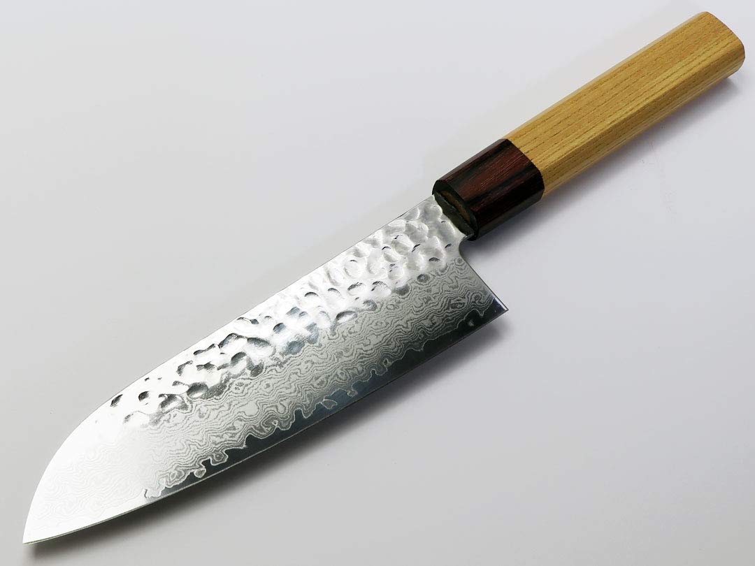 Amazon | V金10号 ダマスカス33層鎚目 和三徳170 | 堺孝行