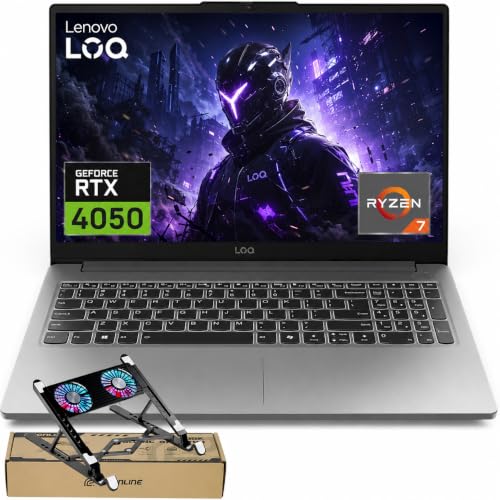 Image of Lenovo LOQ AMD Ryzen 7 7735HS RTX 4050 Gaming Laptop, 32GB DDR5 | 1TB SSD