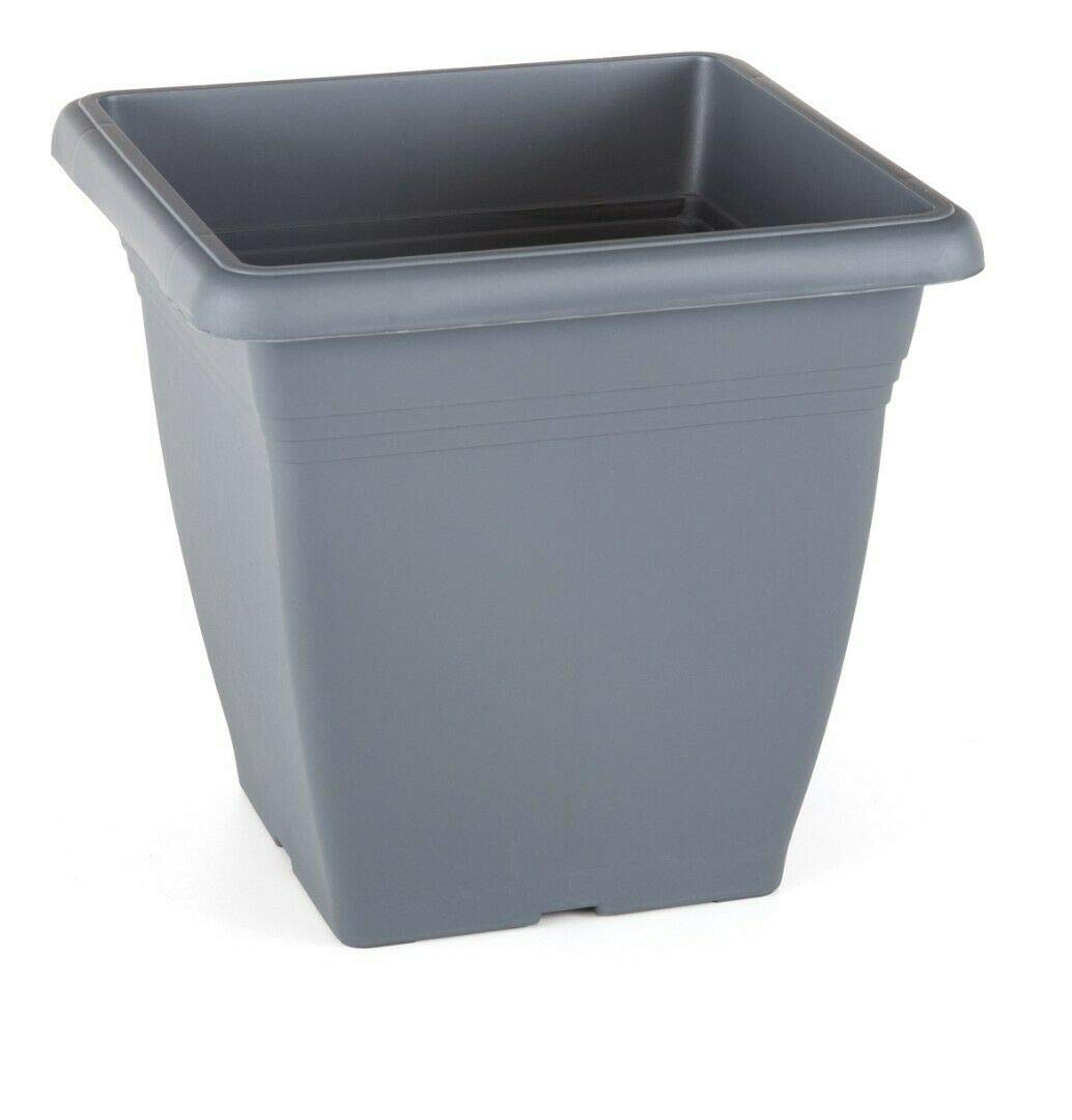 Tamersgifts LARGE TALL FLOWER VEGETABLE WATER PLANT PLANTER PLANT POTS SQUARE - 3 Colours (Anthracite, Length 60cm x Width 60cm x 56cm Height)