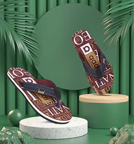 Image of AADI Men's Textile Casual Flip Flop & Slippers