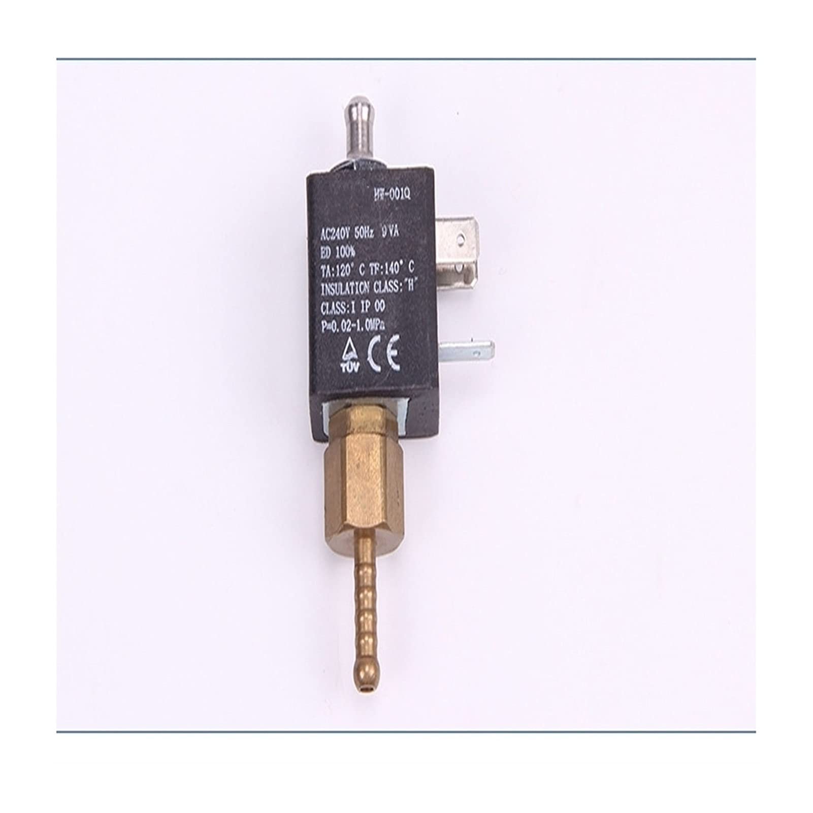 Électrovanne N/O AC 220V Laiton G1/8 Pouce pour Air et Eau