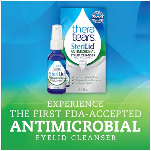 Image of Thera Tears Steralid Antimicrobial Eyelid Cleanser and Stye Eye Therapy Reusable Warming Compress