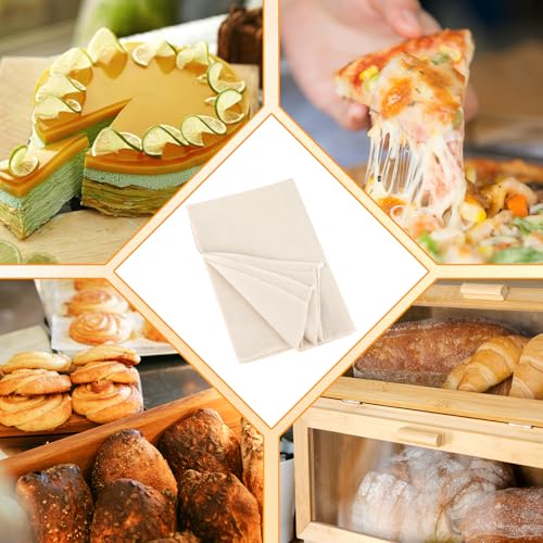 Pastry Cloth for Rolling Dough, Bread Cloth, 14x17.7 Inch Heavy Duty Linen Proofing Cloths for Bread Dough, Baguettes - Thumbnail 7