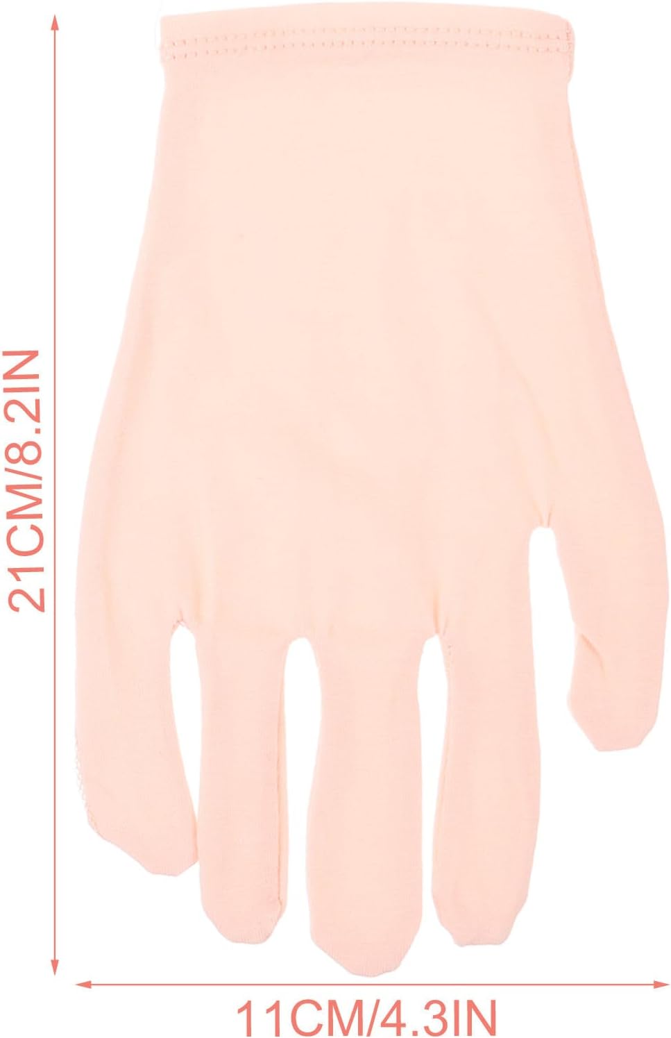 FUOYLOO Moisturizing Therapy Gloves 2pcs Pink Cotton Charcoal Fiber Hand Skin Treatment Sleeves Overnight Lotion Spa Gloves for Women Hand Moisturizer Treatment