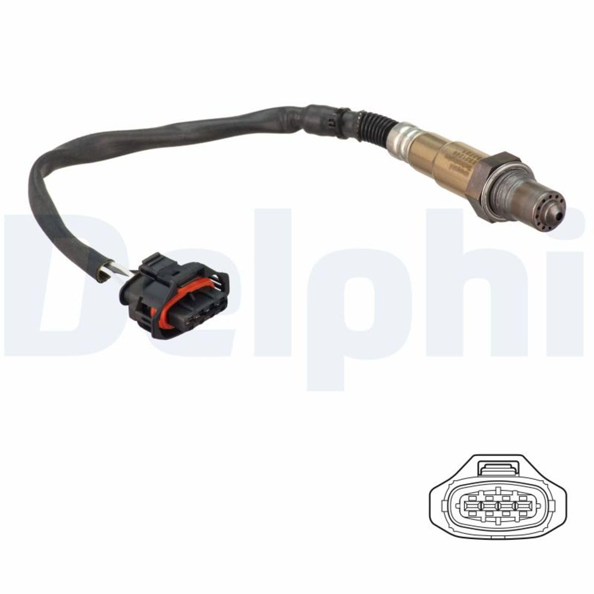 DELPHI Sonda lambda ES21286-12B1 Sonda plana térmico después de catalizador 640