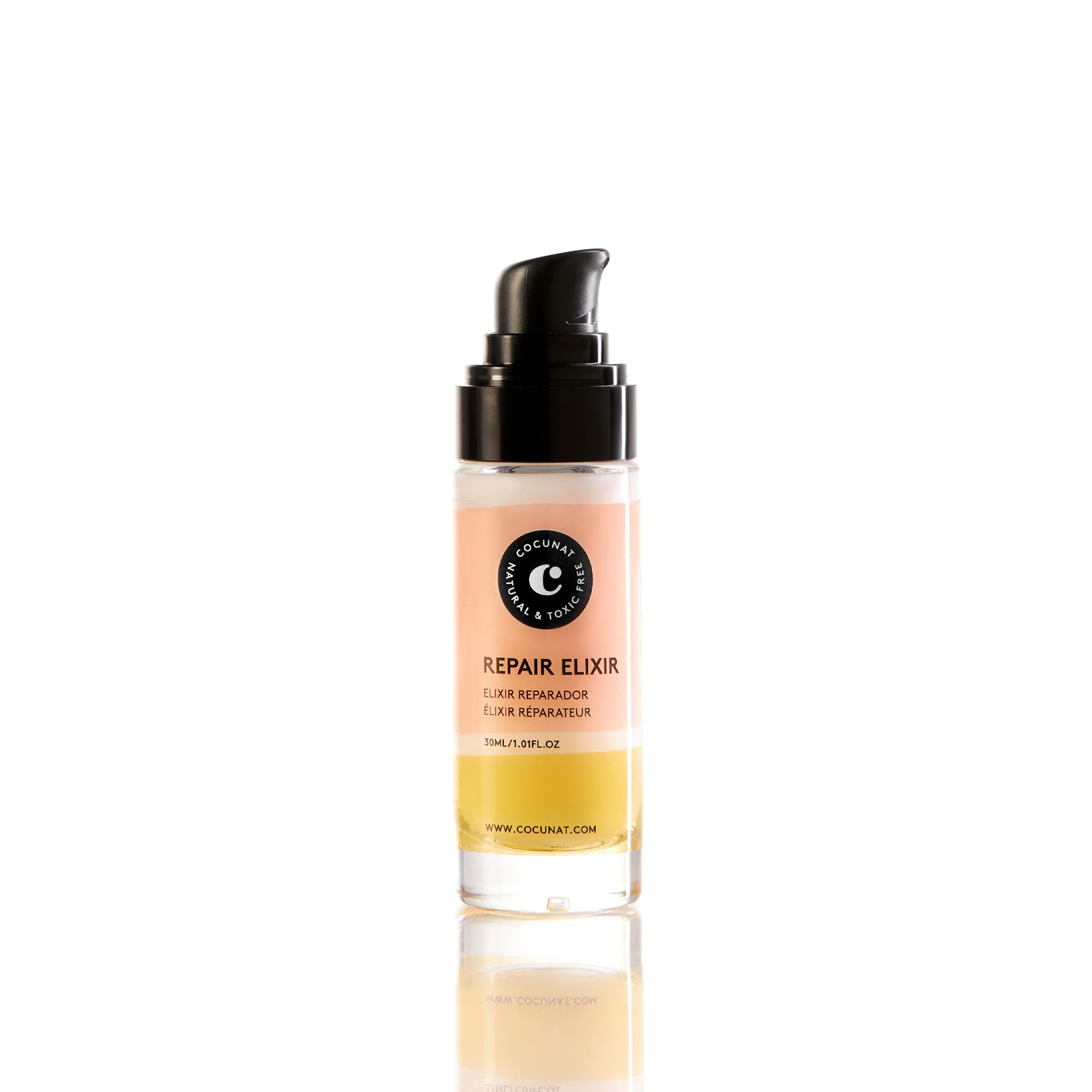 COCUNAT - Elixir Reparador - Serum Facial - Rejuvenecedor y Reafirmante - Ácido Hialurónico - Todo Tipo de Pieles - Textura Ligera y de Rápida Absorción - 30ml