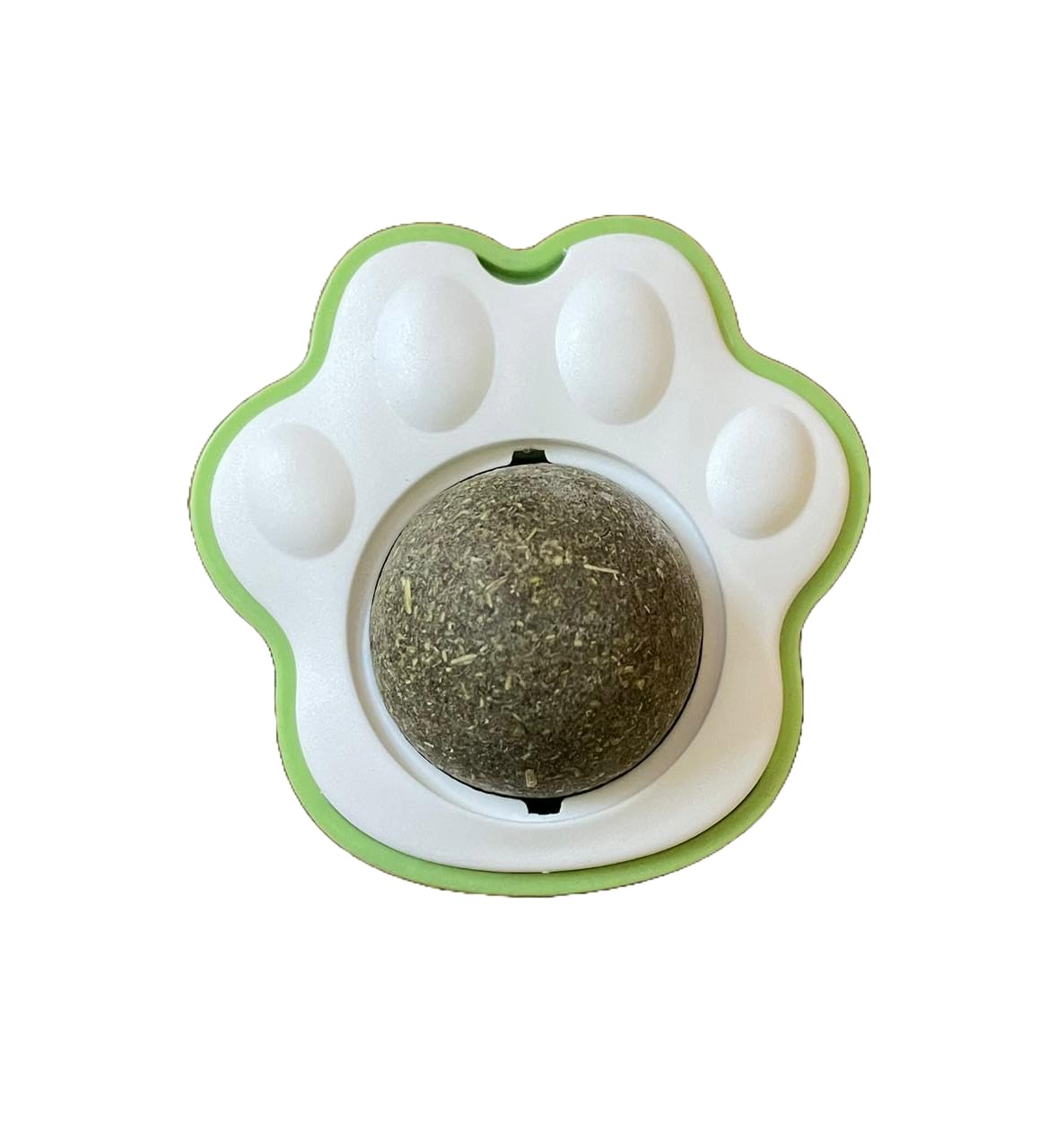 Purrfect Paw Catnip Toy - Rotatable, Wall-Mounted, Edible Licking Toy for Cats & Kittens 1
