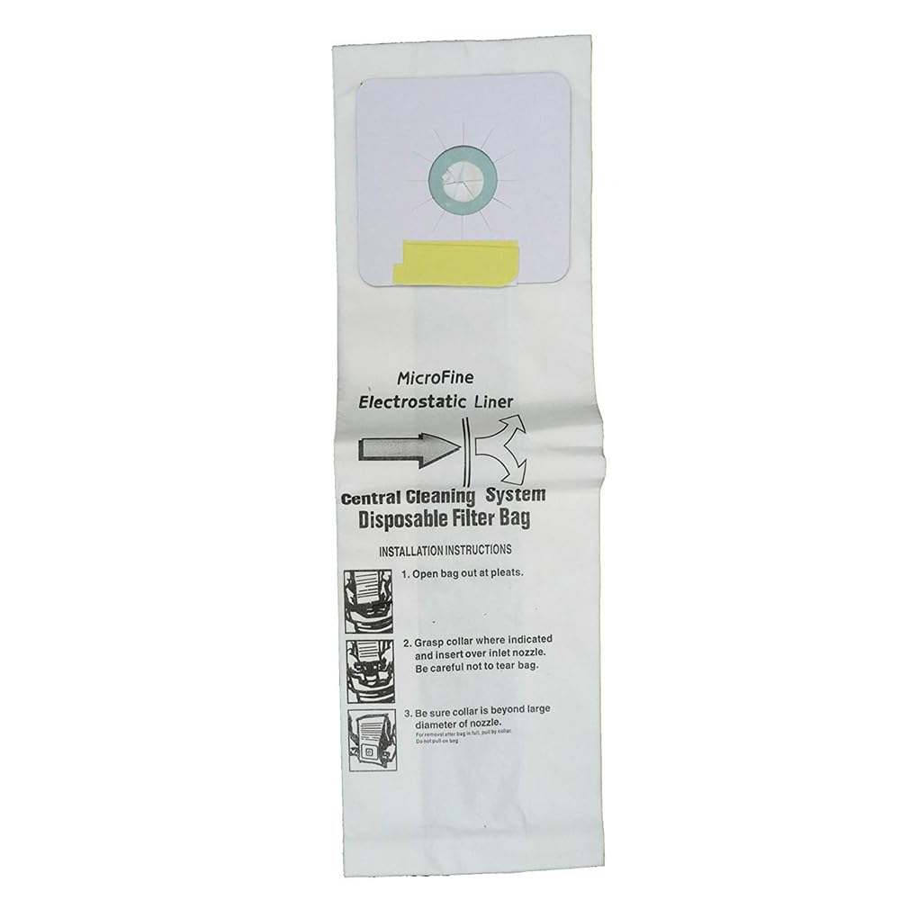 GULUANT Replacement DVC HEPA Central Vacuum Bag for Nutone CV350 CV352 CV352W CV353 CV450 CV653 CV750 for Beam for Electrolux 167 3067 BU165 V165 Models