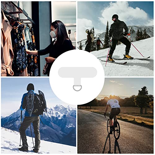 SAVITA 6 Pezzi Toppa per Cordino Cellulare