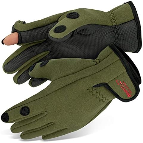 Neopren Angelhandschuhe 'Spin' | Arapaima Fishing Equipment® Thermo Angel Handschuhe Cover