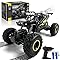 HERMORRYSS Macchina Telecomandata per Bambini, 1:14 2.4 GHz Auto Telecomandata, Macchina Radiocomandata 4x4 di Tutto Terreno con Spray e Luci, Fuoristrada Giocattolo, Regalo per Bambini (Nero)