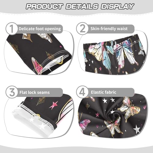 Toddler Girls Leggings Printed Yoga Pants Leggings Star Butterfly for Kids3