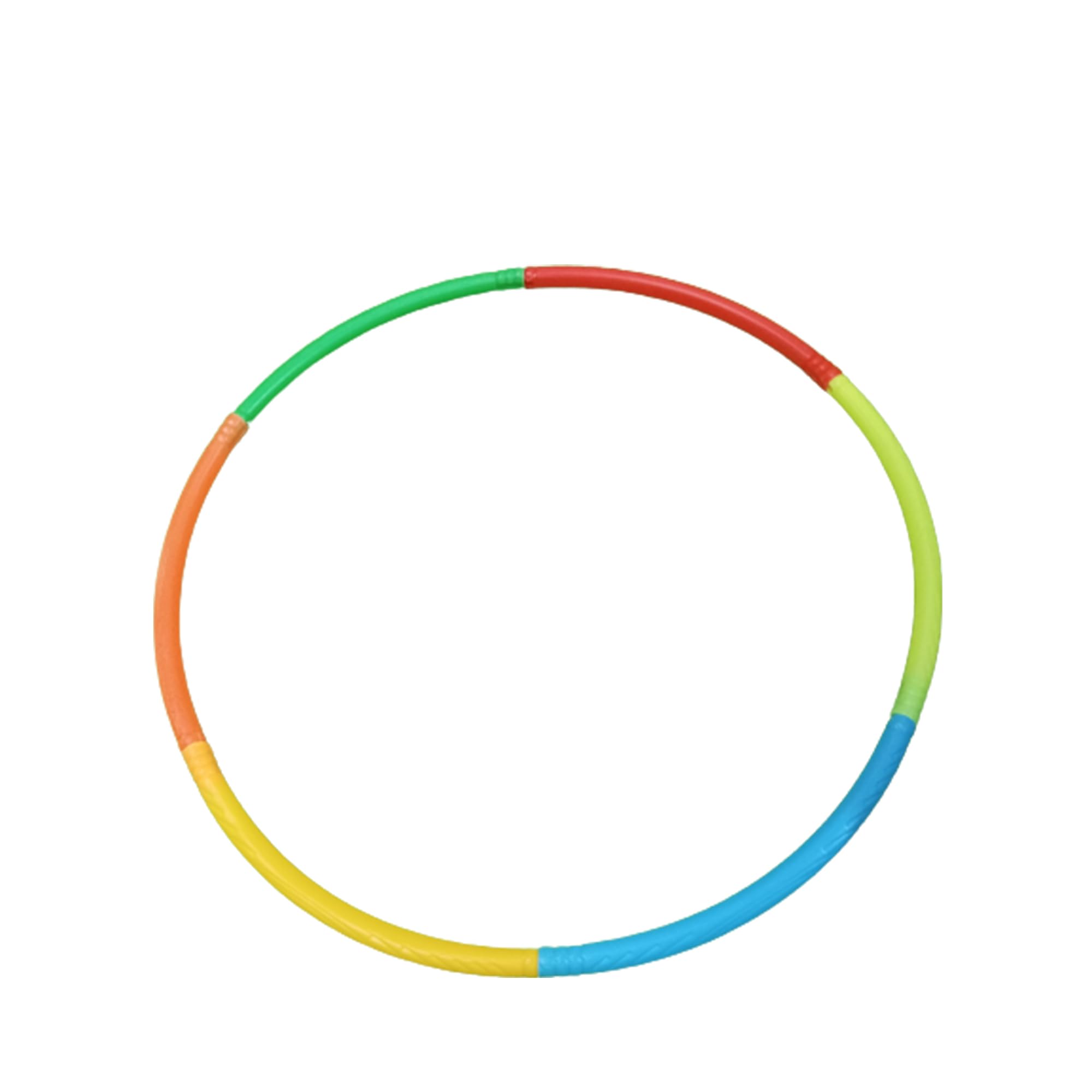Toy Hoop Ring for Fitness & Weight Loss – Gymnastic & Exercise Detachable Design, Easy to Assemble, 200g, Multicolor Set of 6 Pieces