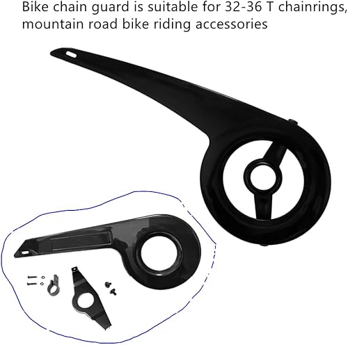 Miniatura 5 de Protector de cadena de bicicleta, protector de plato de piñones, protección de bielas de rueda de bicicleta, accesorios de ciclismo para bicicleta
