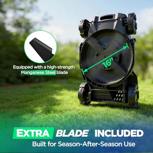 Image of 16-Inch 40V Max Brushless Cordless Electric Push Lawn Mower