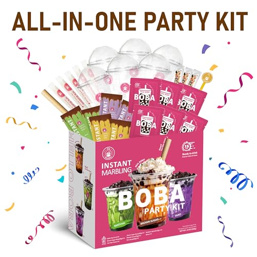O'S Bubble O’S Bubble Instant Marbling Boba Party Kit  thumb #4