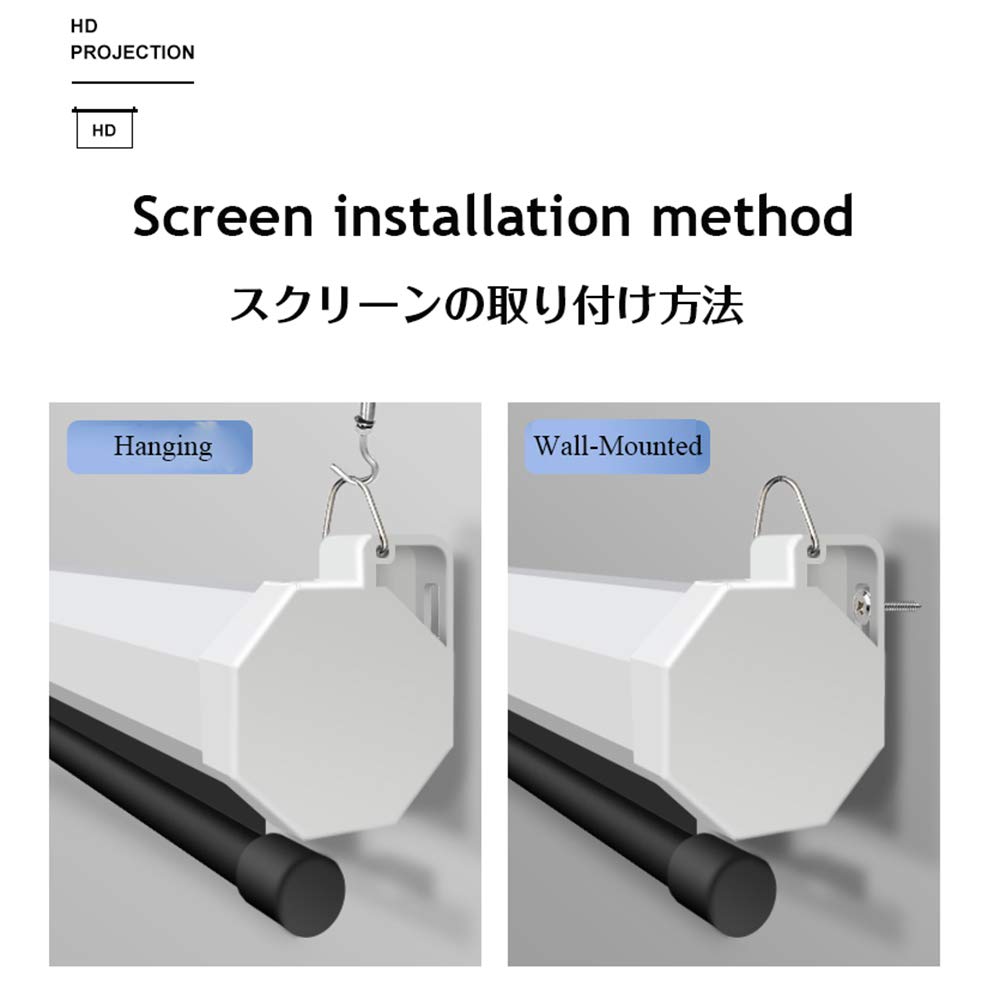 Amazon.co.jp: プロジェクター スクリーン 投影スクリーン60