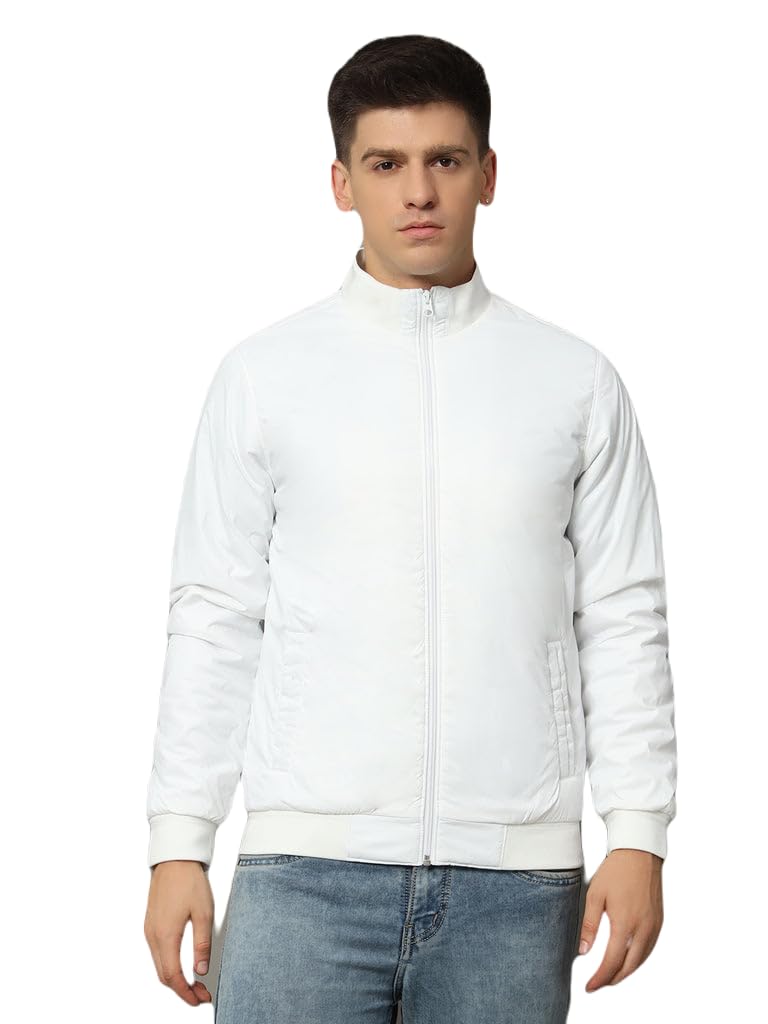 Casual Jacket,White Jacket,Men Winter Jacket,Stylish Jacket,Light Weight Jacket,Full Sleeve Polyster Bomber Jacket,Jacket For Men,jacket04.-picture-29