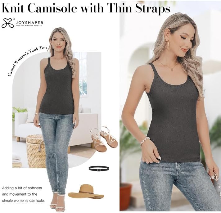 JOYSHAPER Thermal Tank Top for Women V Neck Sleeveless Vest for Winter Underwear Tops - Image 4