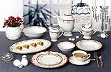 Lorren Home Trends 57 Piece 'Mabel' Bone China Dinnerware Set Thumb #2
