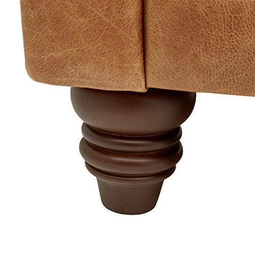 Amazon Brand Stone & Beam Bradbury Chesterfield Tufted Leather Sofa