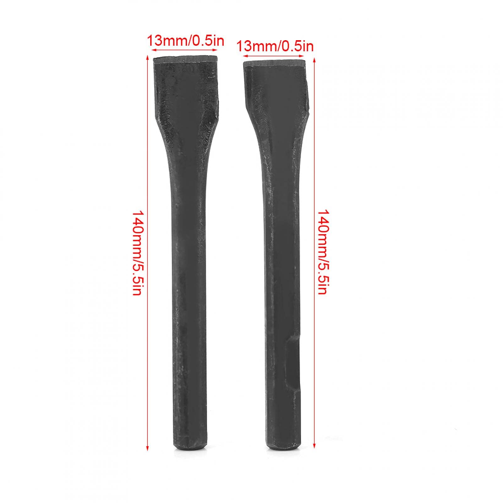 Scalpello Pneumatico Kit, Dritto Martello Scalpellatore Pneumatico,6500BPM,420 L/Min, Compatto Martello Demolitore Pala Scalpello Ad Aria Compressa Con 2 Scalpelli Per Taglio, Raschiatura Demolizione