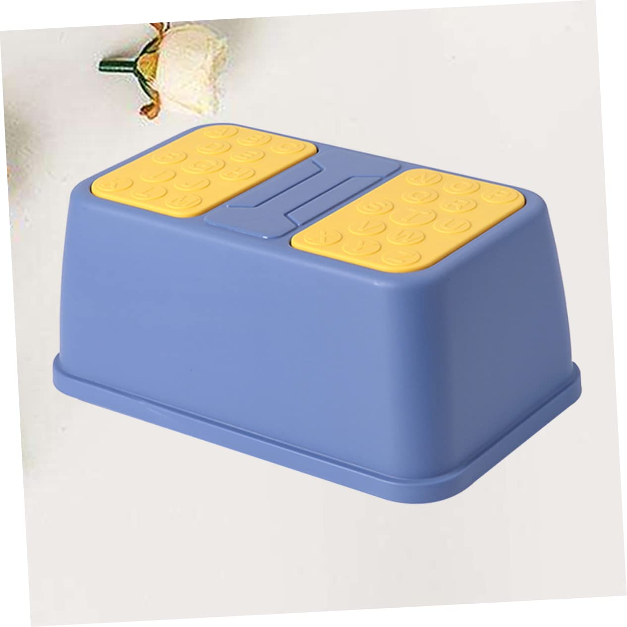 GLEAVI Infantil Antideslizante de Plástico Reposapiés para Niños Escalón para Lavarse Las Manos Diseño Estable para Baño y Cocina 1 Pieza