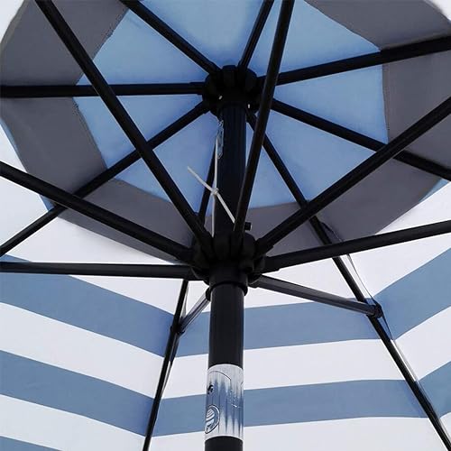 blissun 939 outdoor patio umbrella outdoor table umbrella yard umbrella market umbrella with 8 sturdy ribs push button tilt and crank