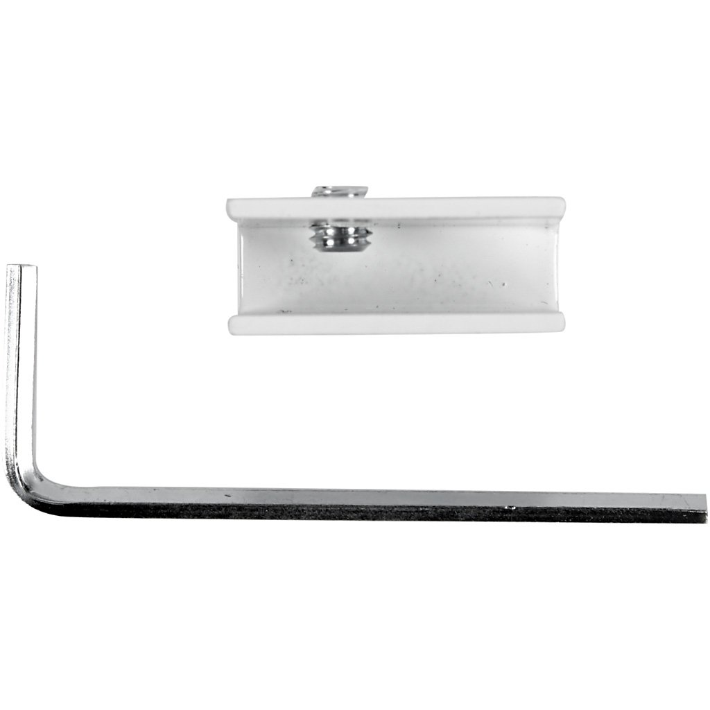 Creativ Company Set of Construction, H: 2.2 cm, W: 3.2 cm, White, 1pc, Depth 1.1 cm.