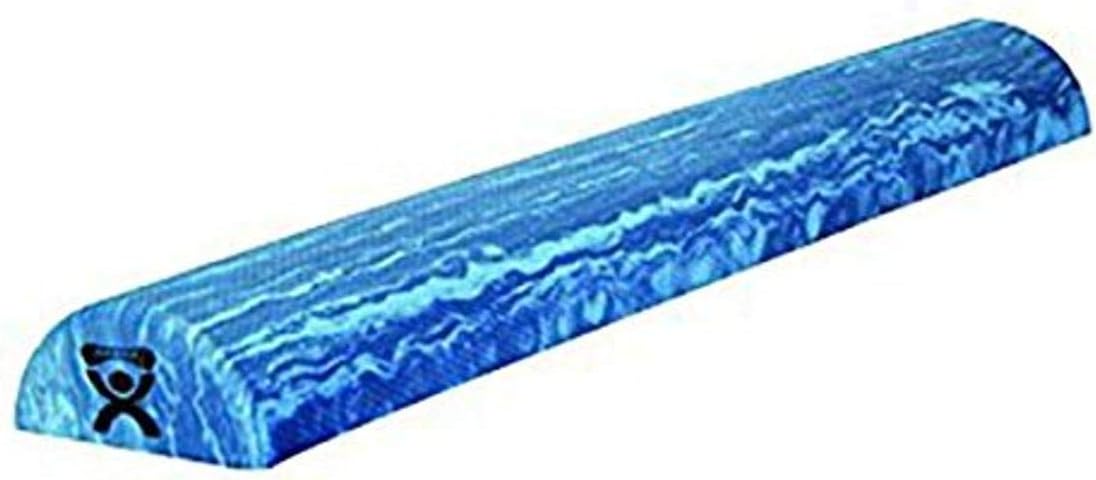 Physical Therapy 69726 CanDo EVA Foam Rollers, Half Round, 6" x 12", High Quality Foam Cylinder