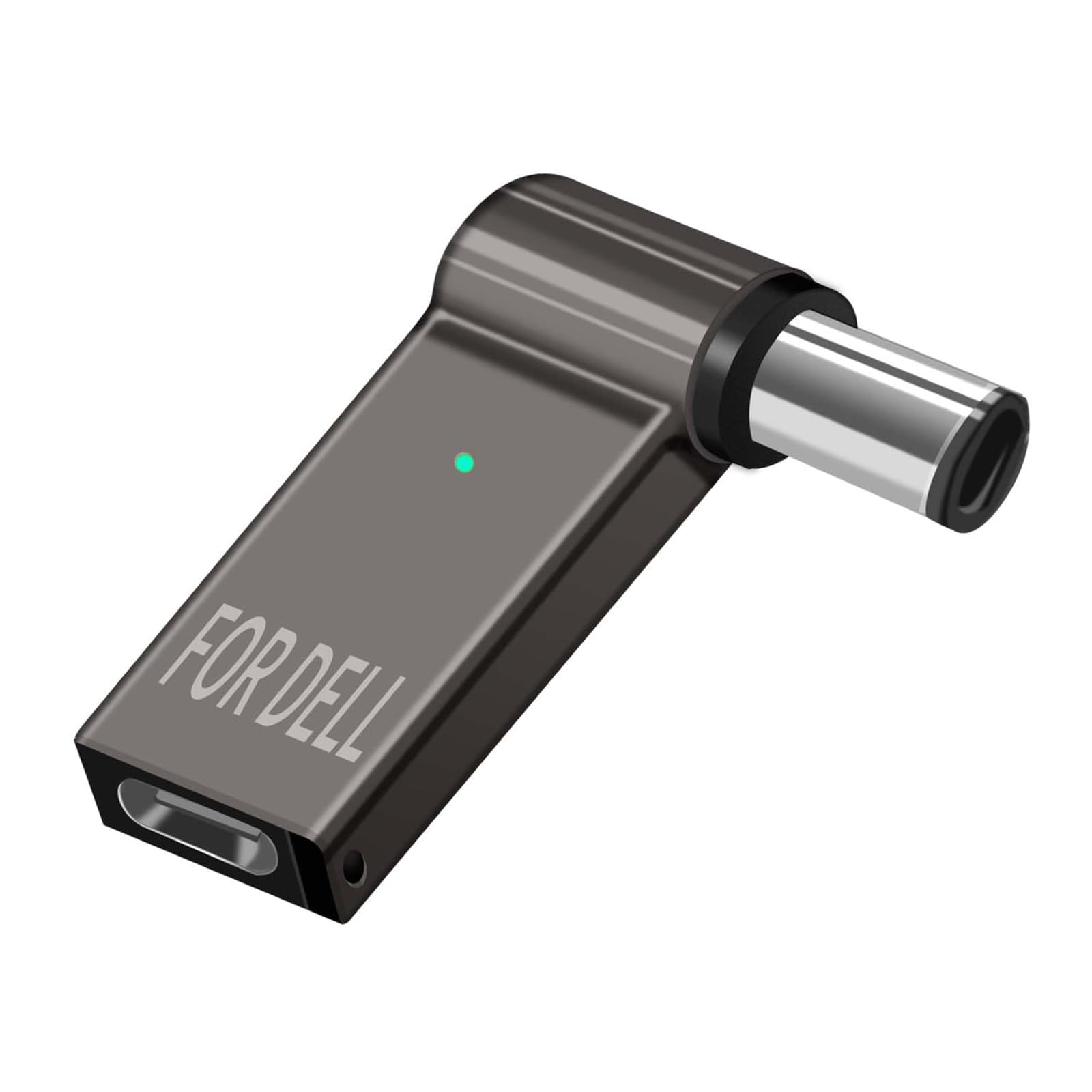 USB C to 7.4mm Laptop Charging Adapter Female Type C to Male DC 7.4 x 5.0mm Barrel Jack Plug Converter 100W PD Power Charger Connector Tips for 06TM1C Latitude Inspiron 14 14R 15 15R 5521 17 17R Dell