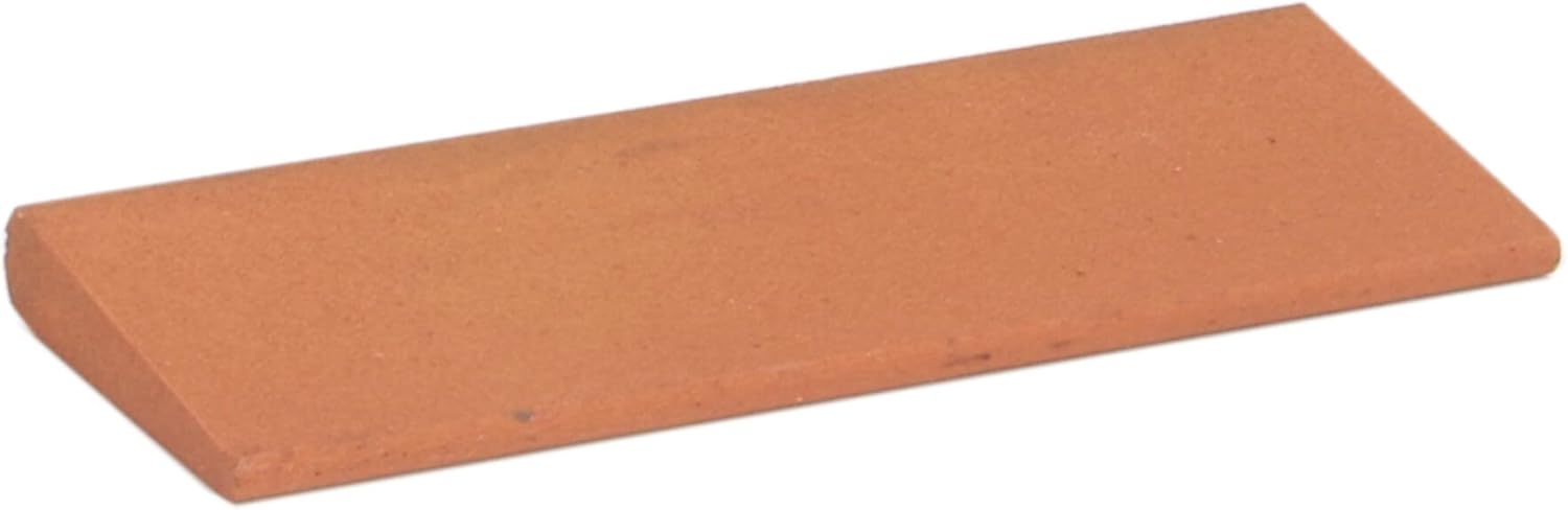 Norton Slip Shape 4-1/2 x 1-3/4 x 3/8-1/8" Size 320 Micron Grade Fine Grit India Sharpening Stone