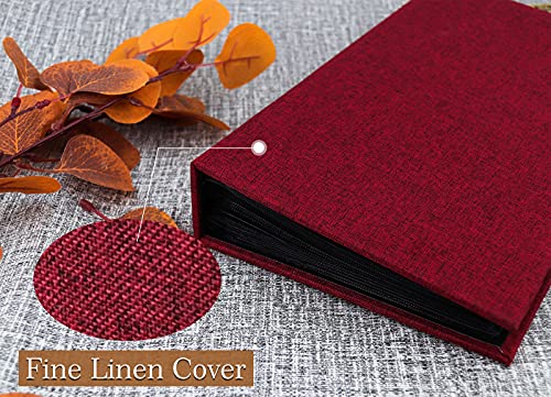 Vienrose Einsteck-Fotoalbum 10x15 Fotobuch mit 300 Schwarze Seiten Groß Kapazität Fotoalben für Valentinstag Hochzeit… – Bild 5