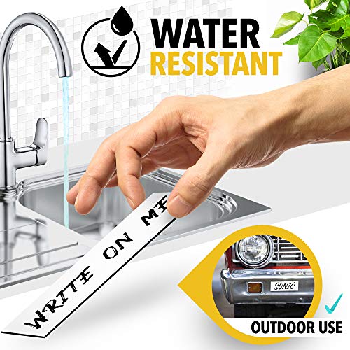 Dry Erase Magnetic Labels - Reusable Sticky Notes - Magnetic Notepads For Refrigerator - Dry Erase Magnetic Sheets - Blank Magnet Stickers To Write On - Magnets For Whiteboard Classroom Fridge #TOP5