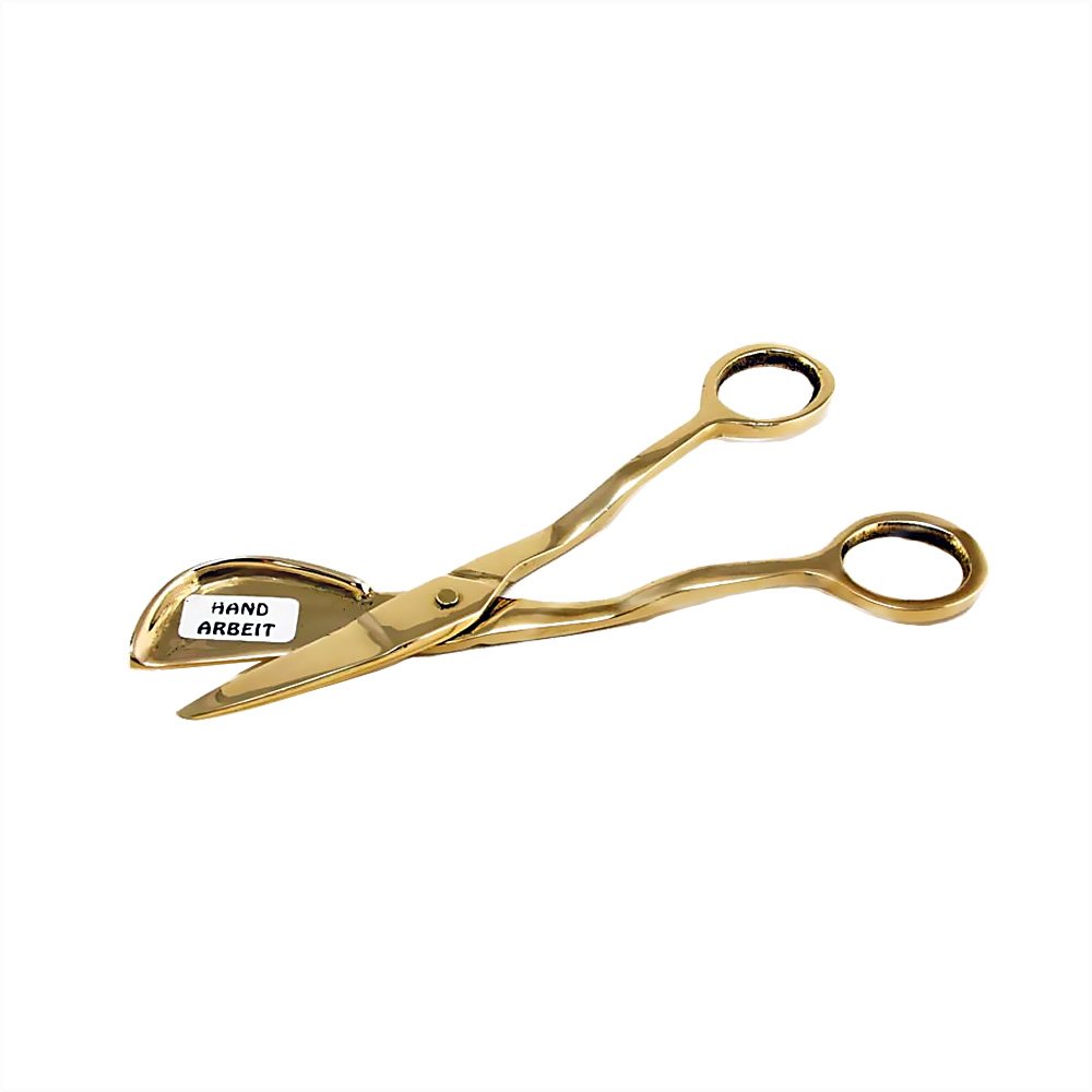 NKlaus Wick Trimmer Candle Scissors Light Cleaning Scissors Length 15cm 2697, Gold
